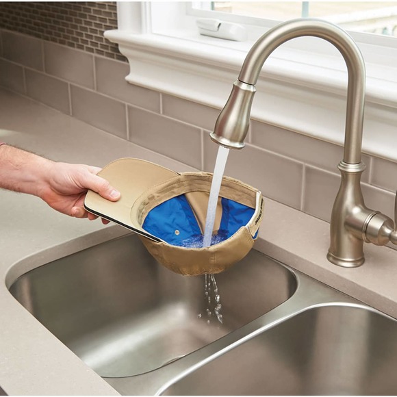 TechNiche | Men | Tan Evaporative Cooling Ranger Cap | One Size - Picture 13 of 13